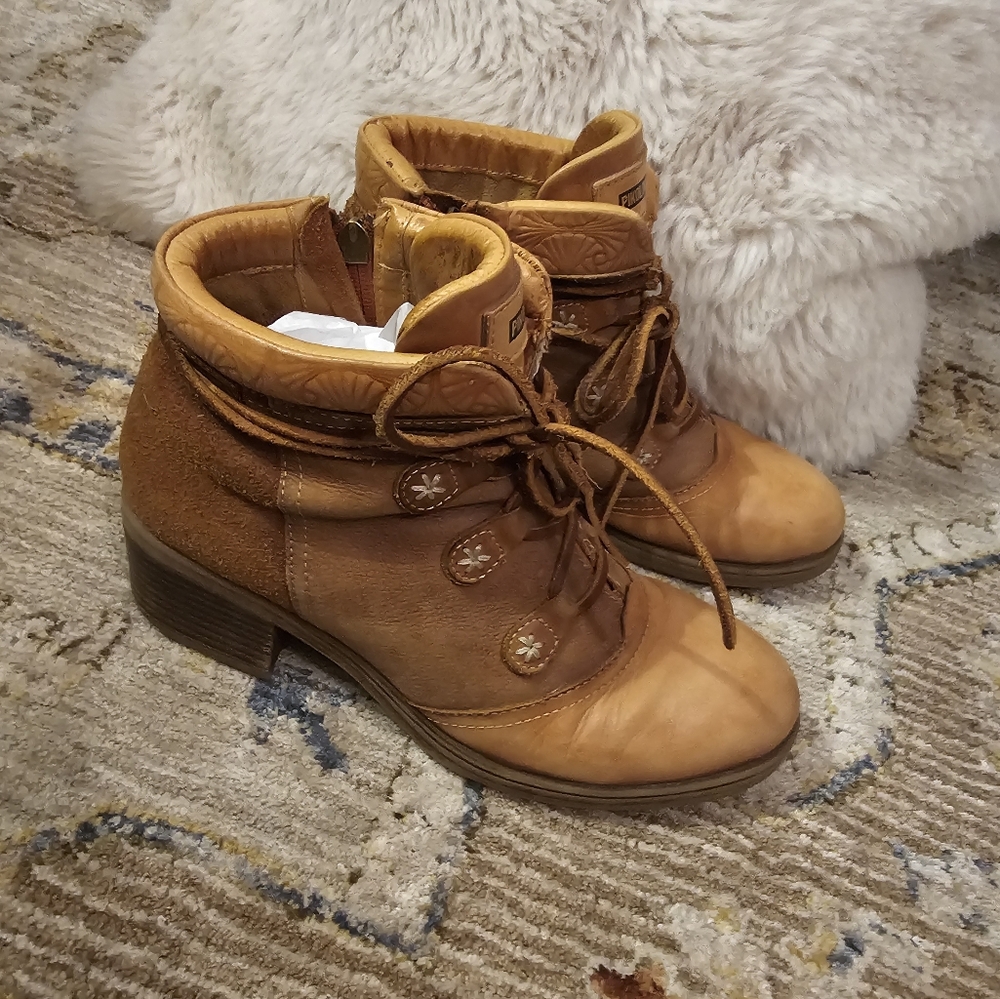 Pikolinos Women's Lyon W6N-8517 Ankle Boot Brandy sz 39 or 8.5 - Picture 8 of 11